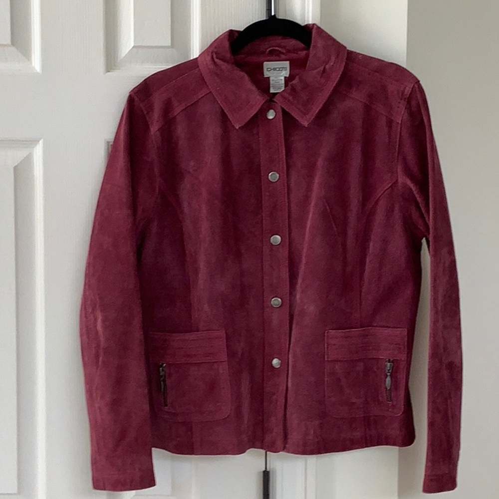Suede jacket size 2
